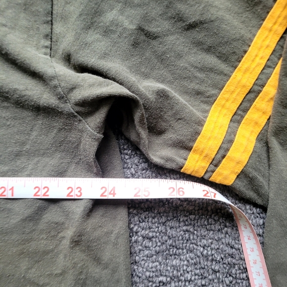 Vintage nike long sleeve shirt tee sz XL green yellow embroidered smoosh, flaw - Picture 6 of 15